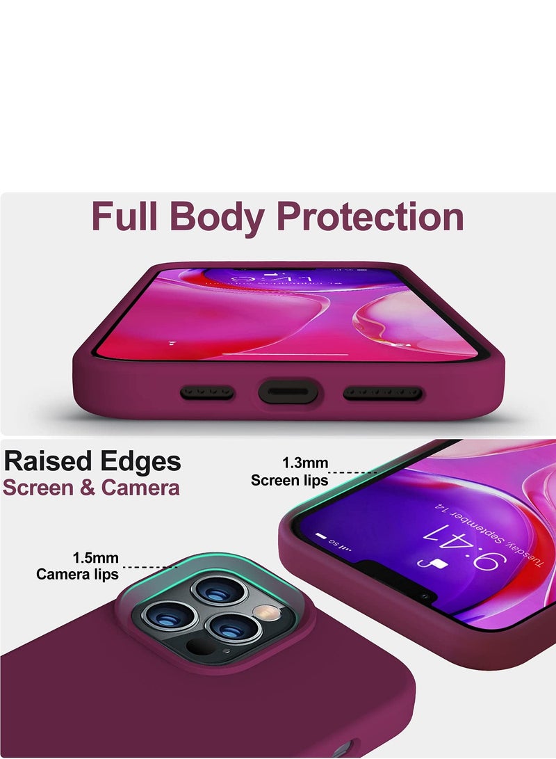 BORTONY iPhone 14 Pro Case Liquid Silicone Anti Scratch Anti Fingerprint Soft Silky Touch Shockproof Protective Cover for Apple iPhone 14 Pro - Image 2