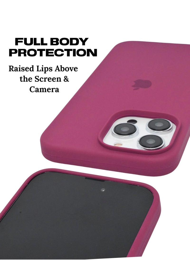 BORTONY - iPhone 14 Pro Case Liquid Silicone Anti Scratch Anti Fingerprint Soft Silky Touch Shockproof Protective Cover for Apple iPhone 14 Pro - Image 1
