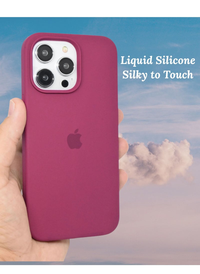 BORTONY - iPhone 14 Pro Case Liquid Silicone Anti Scratch Anti Fingerprint Soft Silky Touch Shockproof Protective Cover for Apple iPhone 14 Pro - Image 1