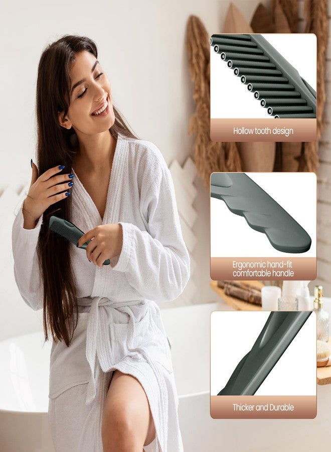 EHBELIF Dandruff Comb Green Upgraded Fine Tooth Scalp Detox Comb Lice for Women, Men & Kids Scalp Detoxing, Sweep & Massage Hair Brush Tool with Elegant Box for Hair Care - Image 4