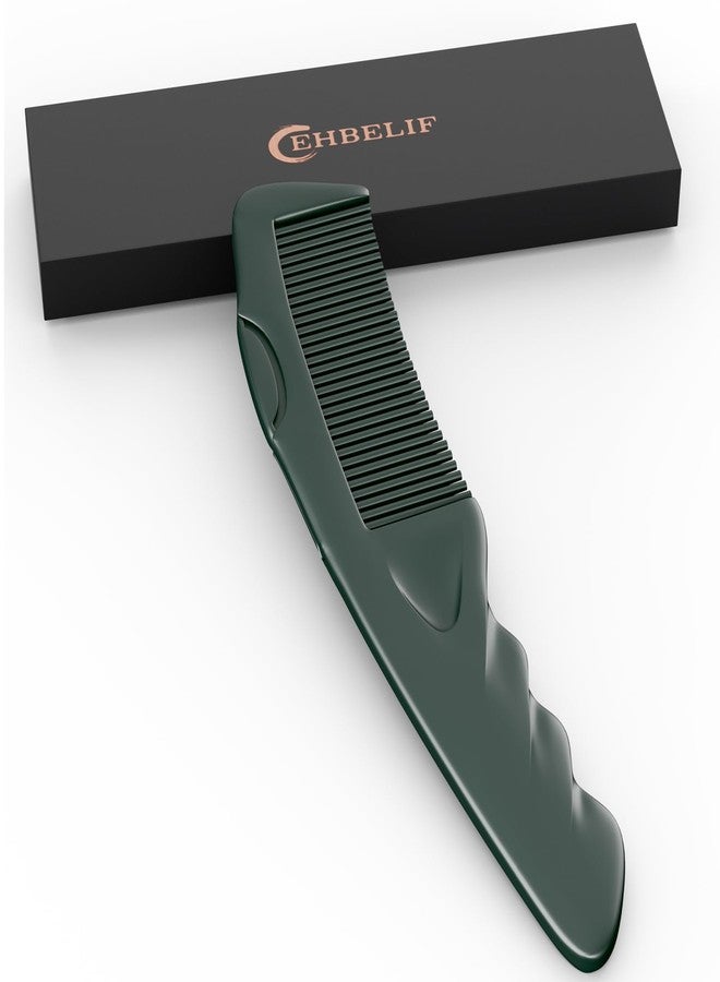 EHBELIF Dandruff Comb Green Upgraded Fine Tooth Scalp Detox Comb Lice for Women, Men & Kids Scalp Detoxing, Sweep & Massage Hair Brush Tool with Elegant Box for Hair Care - Image 1