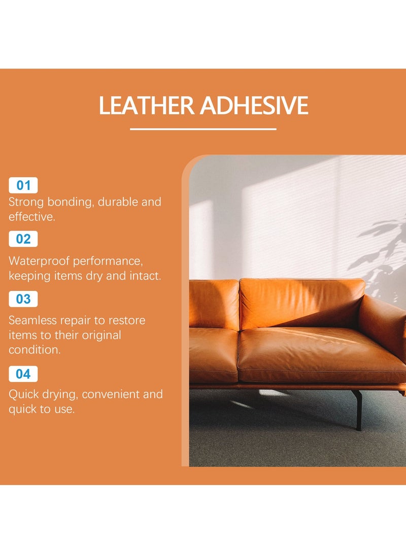 Jakehoe Leather Adhesive,Leather Fabric Sofa Adhesive, Waterproof Seamless Repair Bonding Effect 50ml - Image 5