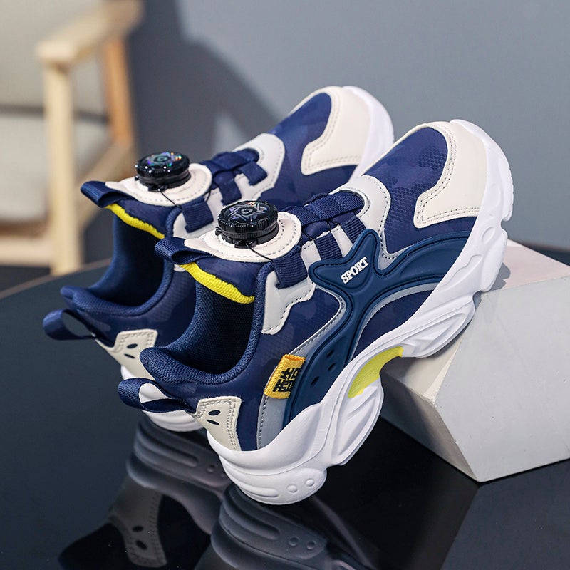 Jinjiang Fat Feet Wide Fat Boys' Shoes Children'S Sports Shoes Running Boys Middle And Large Children - Image 3