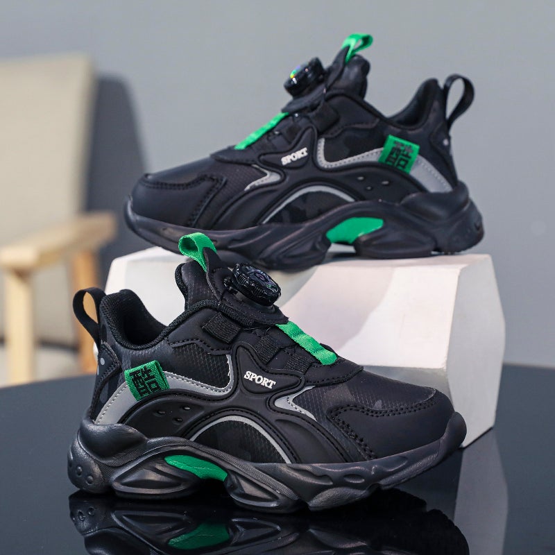Jinjiang Fat Feet Wide Fat Boys' Shoes Children'S Sports Shoes Running Boys Middle And Large Children - Image 1