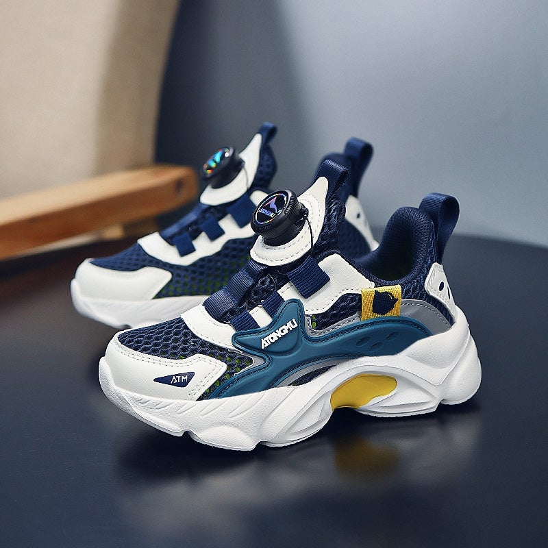 Jinjiang Fat Feet Wide Fat Boys' Shoes Children'S Sports Shoes Running Boys Middle And Large Children - Image 4