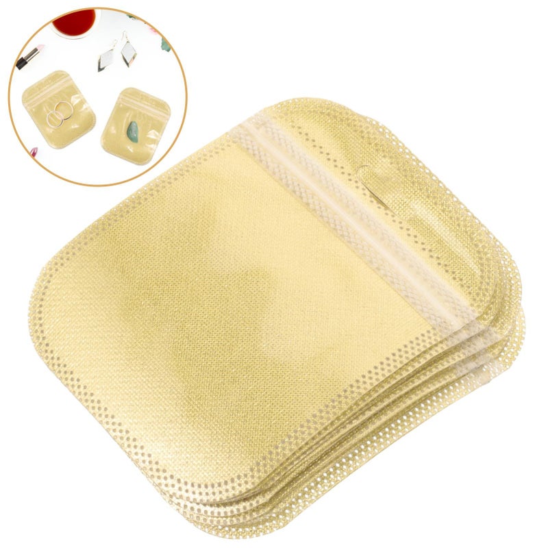 Gold Jewelry Bags 100 Pcs Small Pouches For Storage And Business Supplies - Image 5