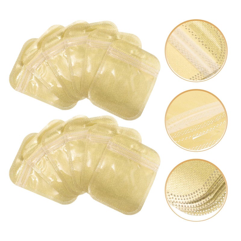Gold Jewelry Bags 100 Pcs Small Pouches For Storage And Business Supplies - Image 3