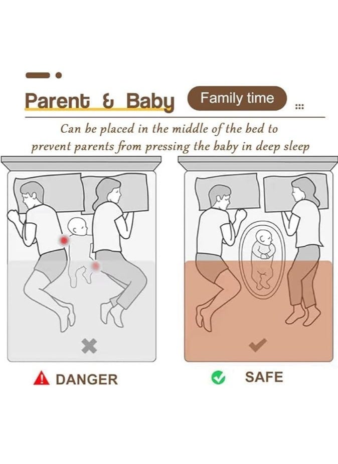 tiibaby - Portable Baby Bed With Mosquito Net And Toys, Bed For Children - Image 1