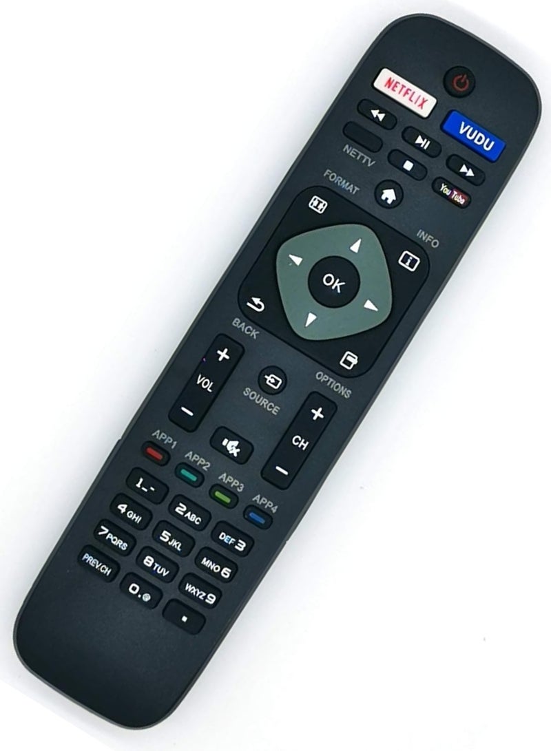 ELTRAZONE New Universal Remote Control Replace Philips TV Remote for Philips TV Replacement for LCD LED 4K UHD Smart TVs Remote1 with Battery - Image 3