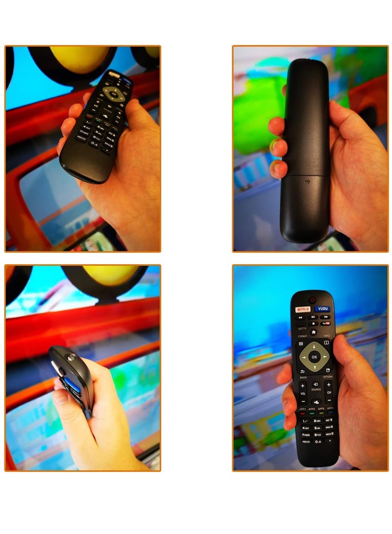 ELTRAZONE New Universal Remote Control Replace Philips TV Remote for Philips TV Replacement for LCD LED 4K UHD Smart TVs Remote1 with Battery - Image 5