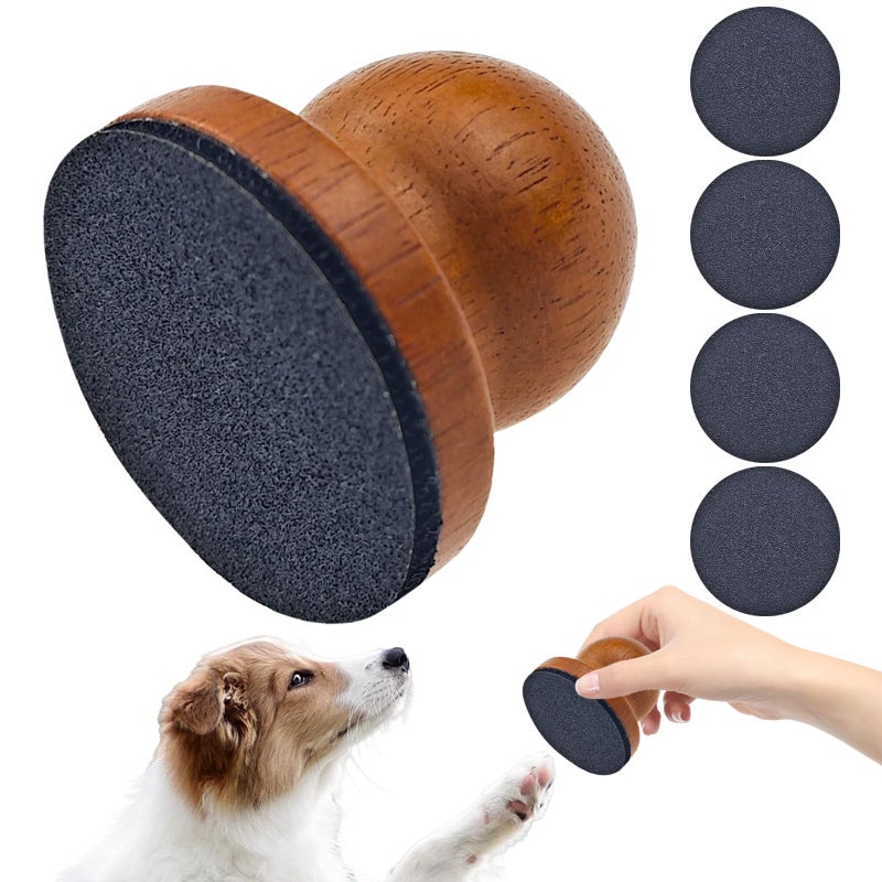 Arvintas Dog Nail File with 4Pcs Replaceable Sandpaper Dog Scratch Pad for Nails StressFree Nail Filing for Dogs Mini Nail Scratch Board for Dog - Image 2