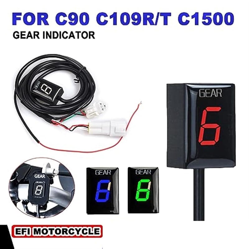 Wivplex Motorcycle 1-6 Speed Gear Indicator - Image 2
