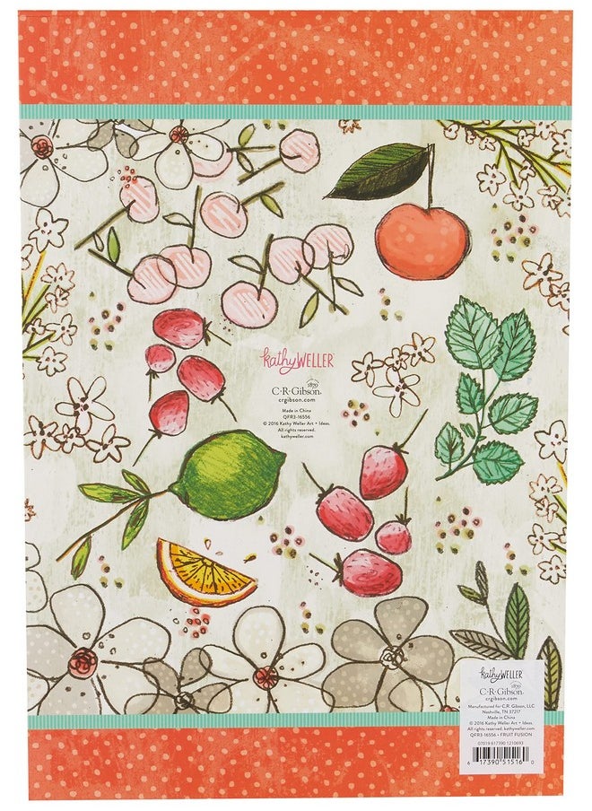 C.R. Gibson Qfr3-16556 Vertical Recipe Keeper Flip Stand, Fruit Fusion, Multicolor  - Image 2