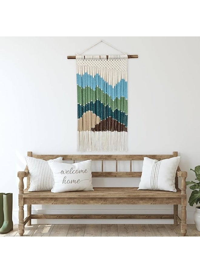 Antikiano wall hanging macrame  -  handemade macrame boho style- 80X 50 CM - Image 2