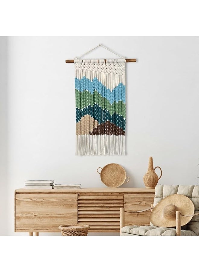 Antikiano wall hanging macrame  -  handemade macrame boho style- 80X 50 CM - Image 4