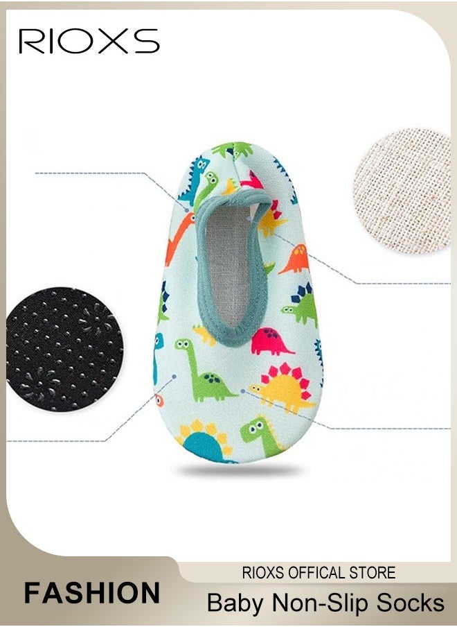 RIOXS - Kids Prewalker Shoes, Infant Toddler Baby Boys Girls Water Socks, Non-Slip Socks, Barefoot Quick-Dry Non-Slip Swim Socks, Aqua Water Shoes for Beach Swimming Pool Water Park - Image 1