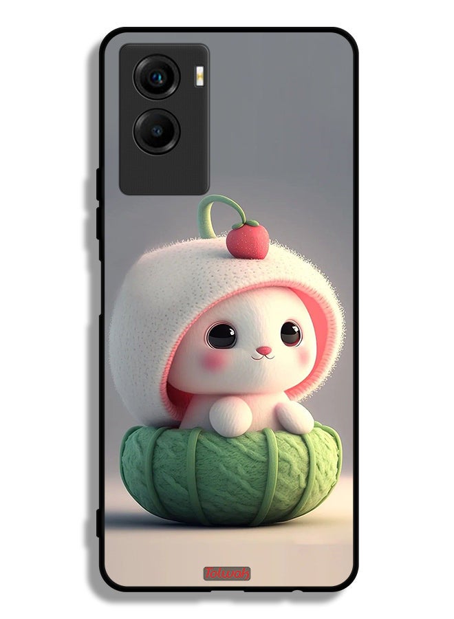Tolwak Vivo Y55s 5G (2021) Protective Case Cover Cute Little Rabbit - Image 2
