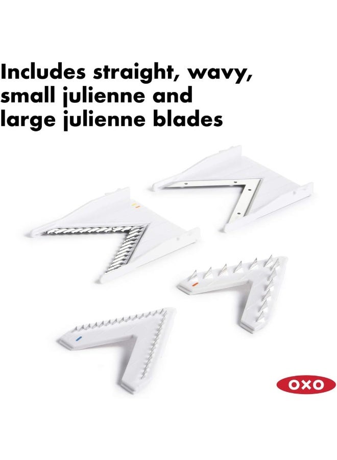 OXO OXO Good Grips V-Blade Mandoline Slicer, White - Image 2