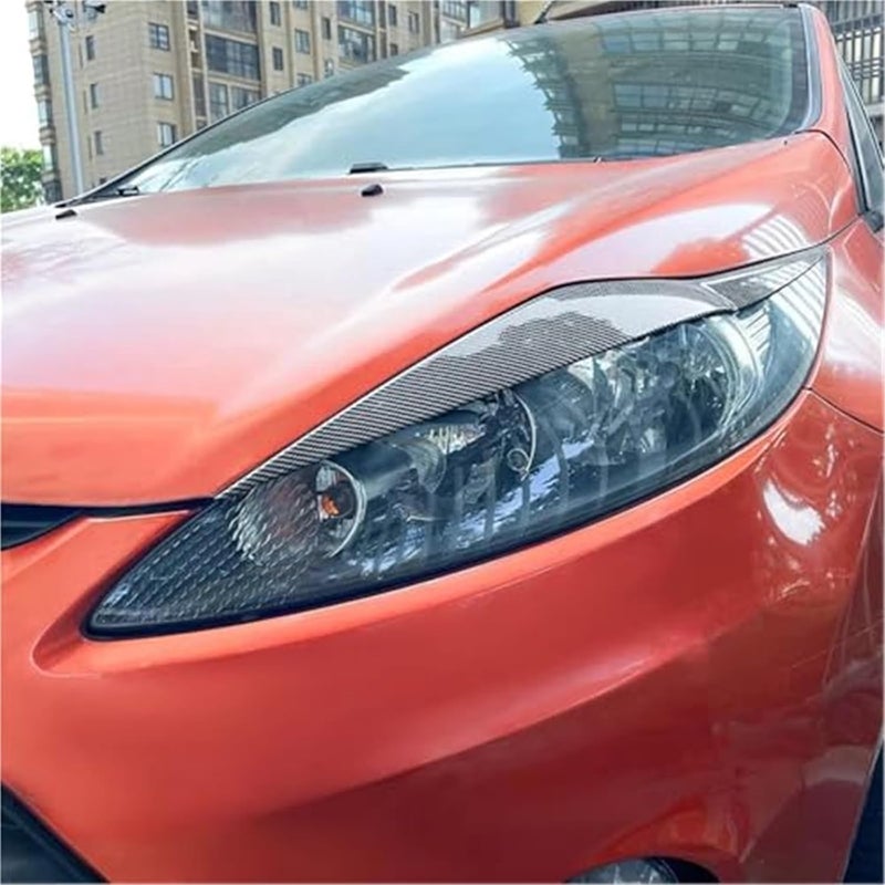Vuzmode Carbon Fiber Look Headlight Eyebrow for Fiesta MK6 - Image 5