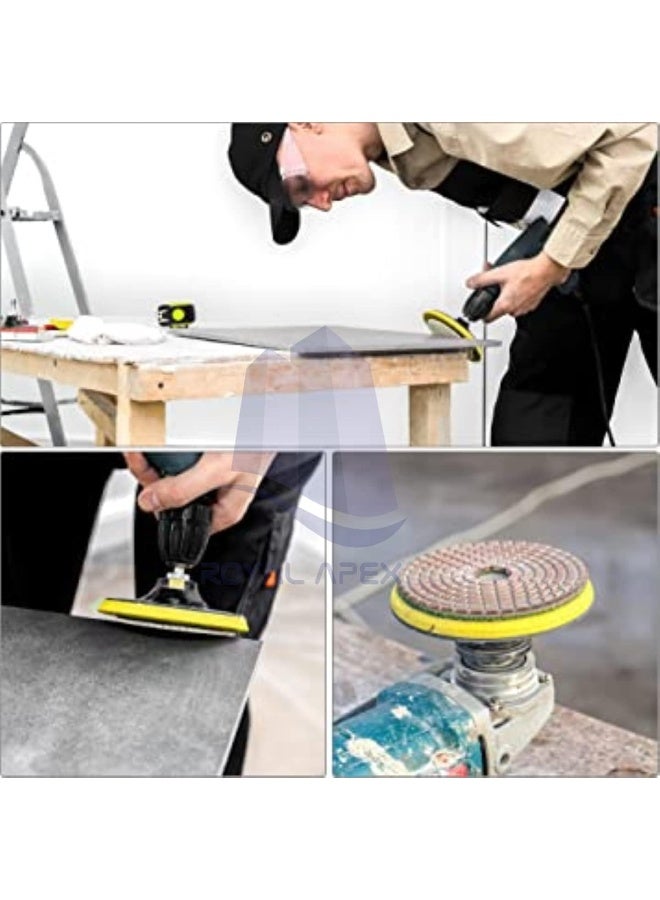 Royal Apex Diamond Polishing Pad Wet/Dry Grinding Disc For Granite Stone Concrete Marble Floor Etc... 800 Grit  - Image 4