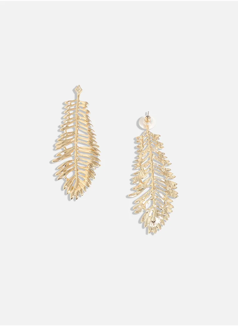 SOHI Intricate Charisma Delicate Drop Earrings