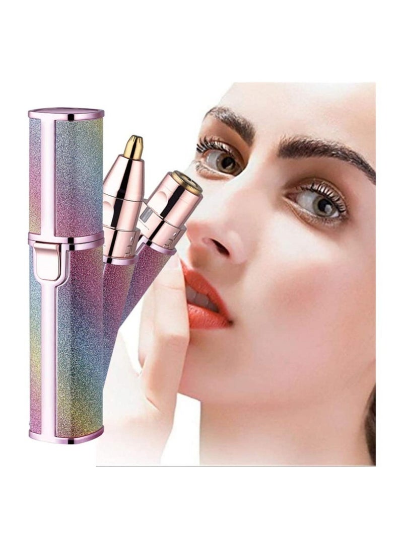 USB Chargeable High Speed Electric Eyebrow Trimmer for Women, Portable Nose Hair Trimmer and Face Body Hair Shaver for Women Girl - Image 1