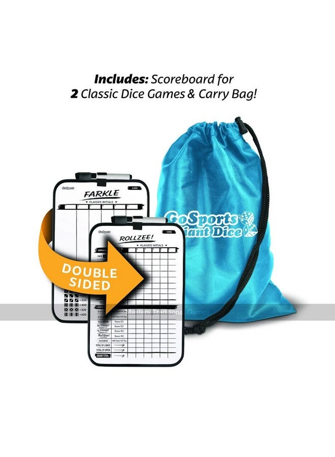 GoSports GoSports 6 Pack Giant Inflatable Dice 6 Pack with Tote Bag - 6 Inch Size  - Image 5
