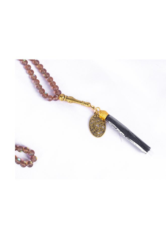 The Black Pearl Accessories Fabulous Brown Opal Stone Prayer Bead of 99 Beads  - Image 2