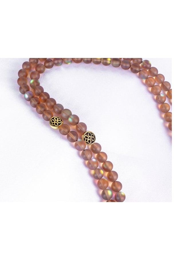 The Black Pearl Accessories Fabulous Brown Opal Stone Prayer Bead of 99 Beads  - Image 4