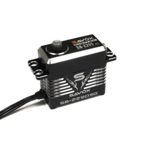 Savox Savx Savox Servos Sb2290Sg Monster Torque Brushless Servo Black Edition 13Sec 6944oz 74V BrownA - Image 1