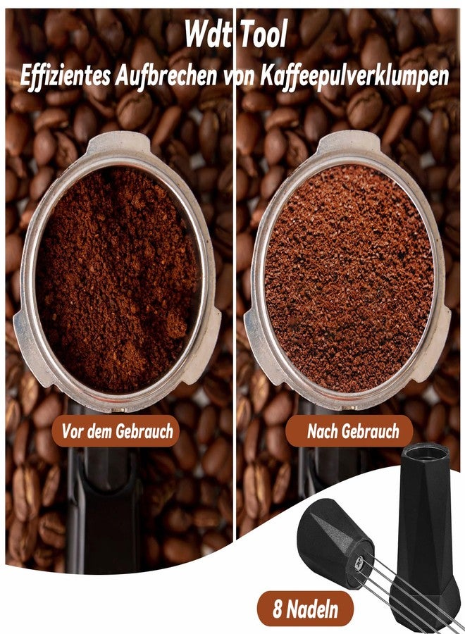 Wenosda 58mm Espresso Accessories Kit, Espresso Tamper Tools, 58mm Tamper with Espresso Distribution Tool and Silicone Tamper Mat, Coffee Tamper Set, Espresso Machine Accessories for 58mm Portafilters - Image 5