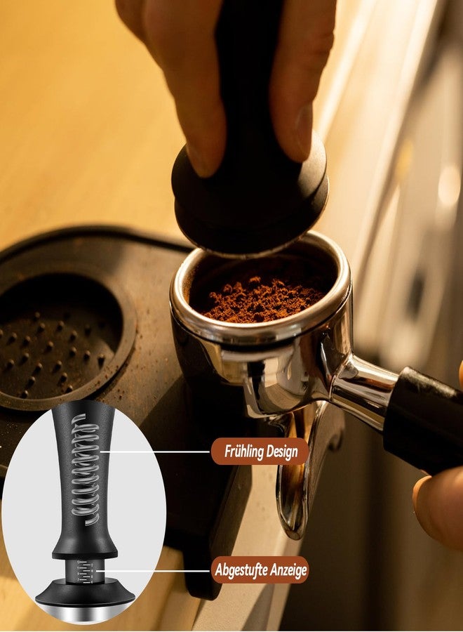 Wenosda 58mm Espresso Accessories Kit, Espresso Tamper Tools, 58mm Tamper with Espresso Distribution Tool and Silicone Tamper Mat, Coffee Tamper Set, Espresso Machine Accessories for 58mm Portafilters - Image 4