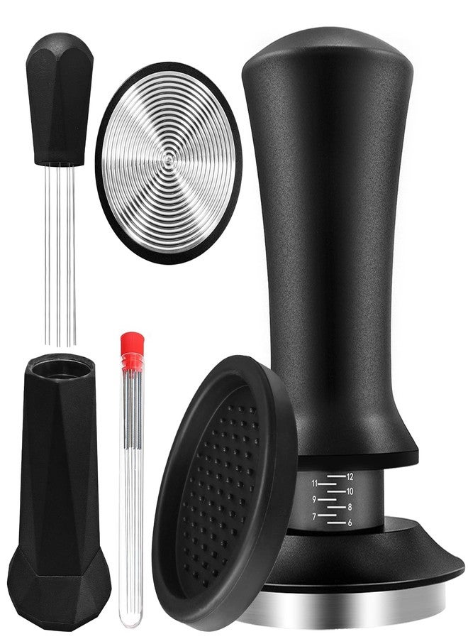 Wenosda 58mm Espresso Accessories Kit, Espresso Tamper Tools, 58mm Tamper with Espresso Distribution Tool and Silicone Tamper Mat, Coffee Tamper Set, Espresso Machine Accessories for 58mm Portafilters - Image 1