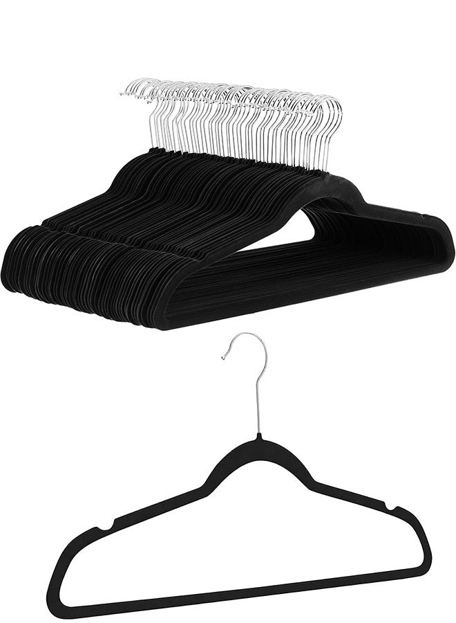 RATSAW 20 Pack Slim Velvet Non-Slip Suit Hangers Clothes Coat hangers with 360 Degree Hook for Home Storage Sturdy and Space Saving Wardrobe - Image 1