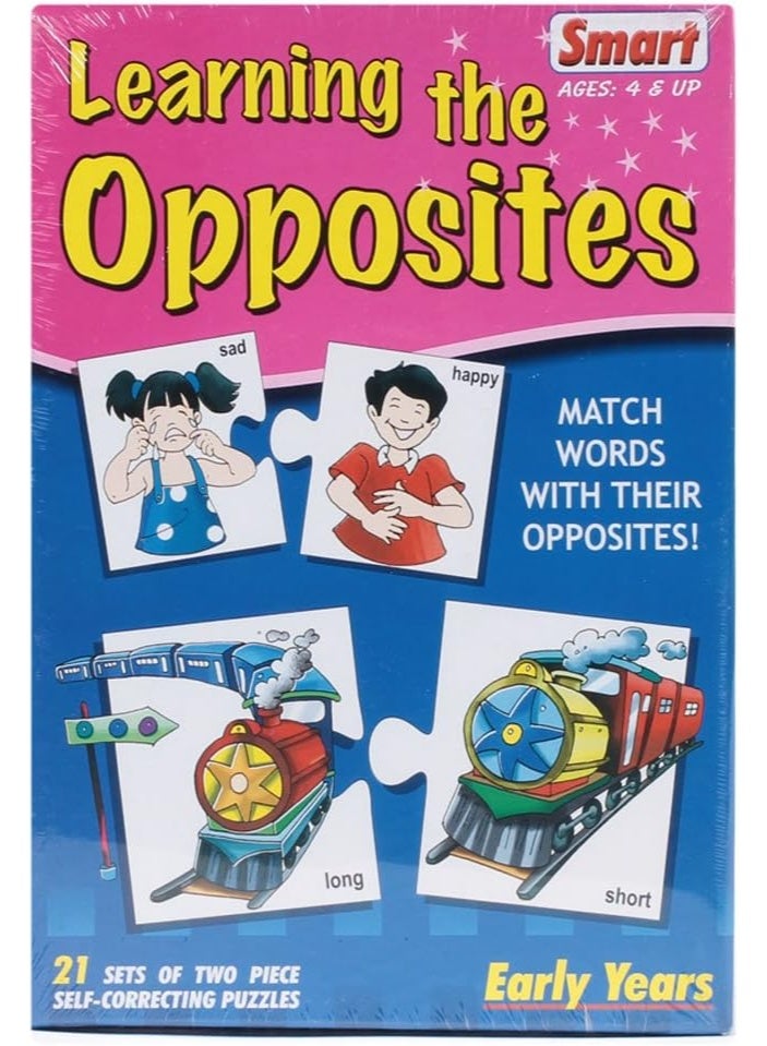 Smart Learning The Opposites Puzzle (Multi-Color, 42 Pieces) - Image 1