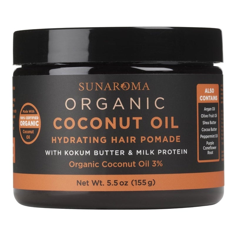 SUNAROMA Organic Coconut Oil Hair Pomade 55 oz