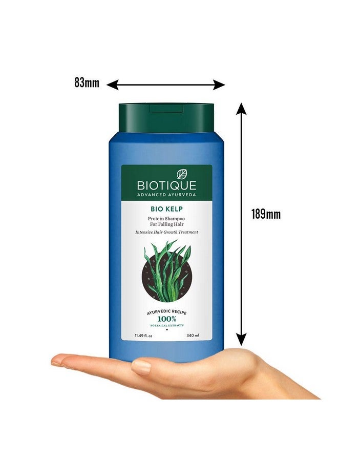 Biotique Bio Kelp Protein Shampoo for Falling Hair, 340 ml - Image 3