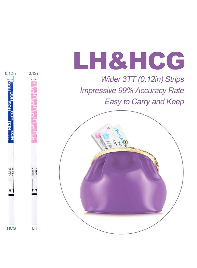 MomMed Women's Ovulation and Pregnancy Predictor Test Strips Kit 135 counts - Image 3