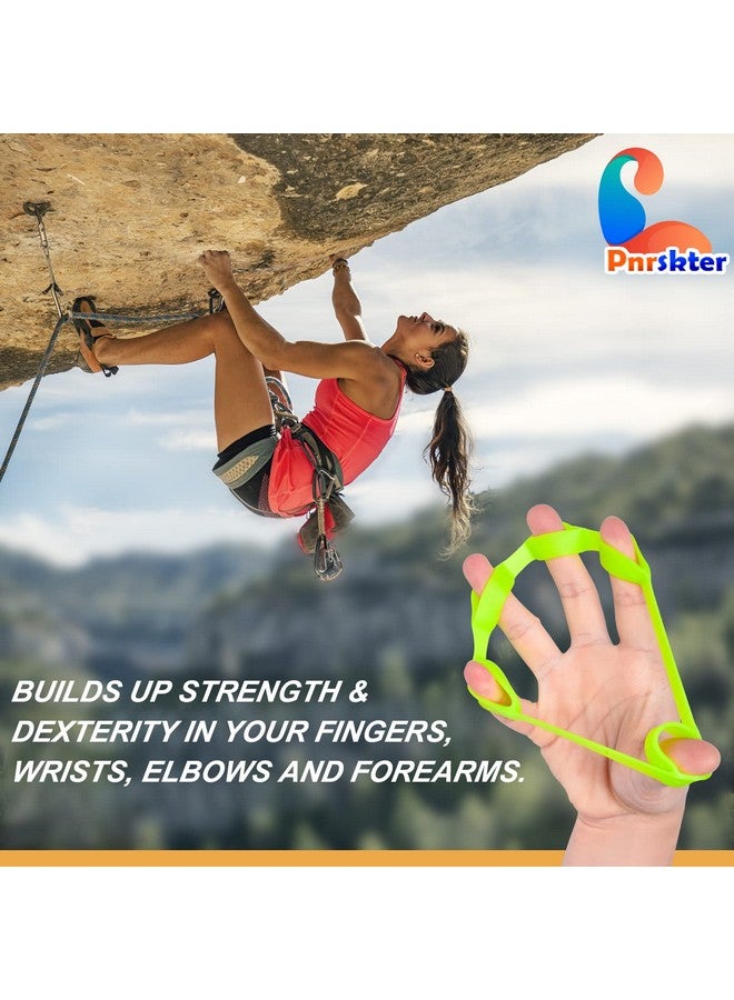 Pnrskter Hand Grip Strengthener, Finger exerciser, Grip Strength Trainer (6 PCS),NEW MATERIAL,Forearm grip workout, Finger Stretcher, Relieve Wrist Pain, Carpal tunnel. (Finger exerciser) - Image 3