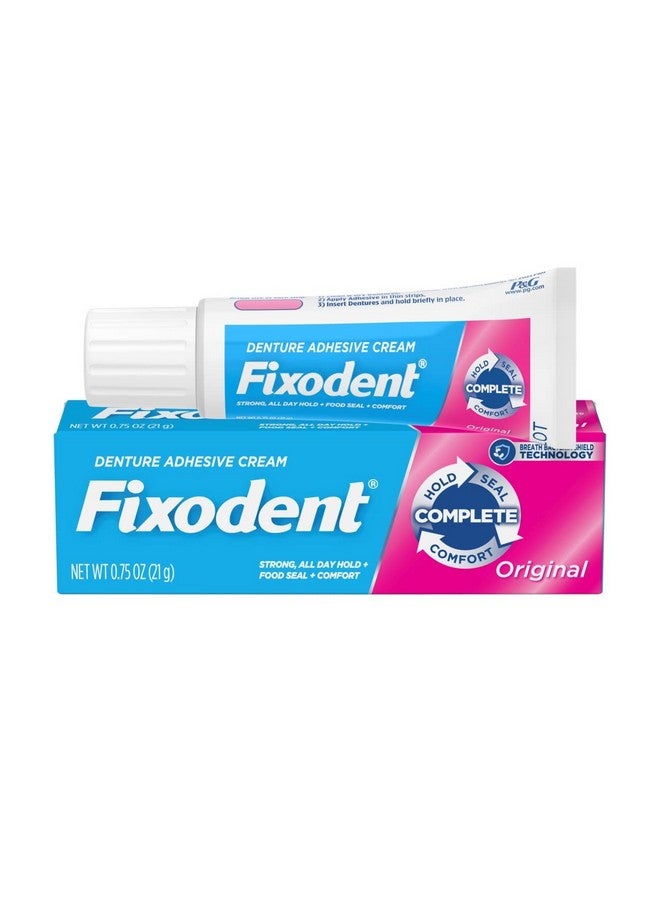 Fixodent Complete Original Denture Adhesive Cream, 0.75 oz - Image 1