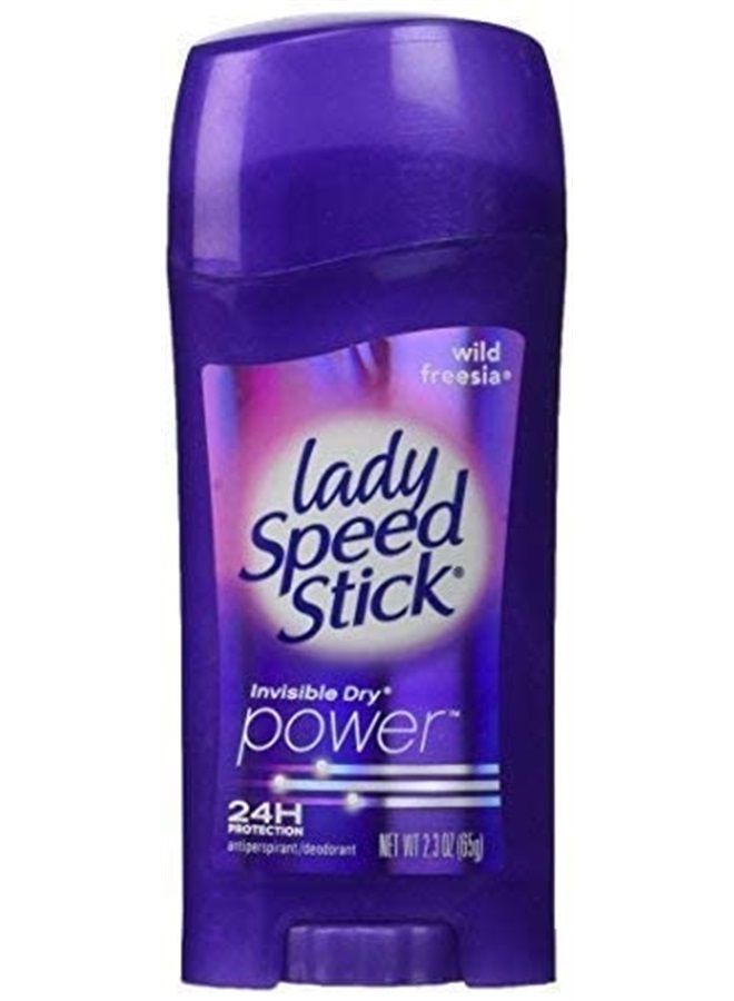 Lady Speed Stick Antiperspirant Deodorant, Invisible Dry, Wild Freesia 2.30 oz - Image 2