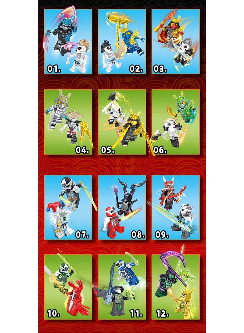 24 Educational Assembly Series Building Blocks Mini Doll Toys For Boys Children Gift Bags  - Image 2