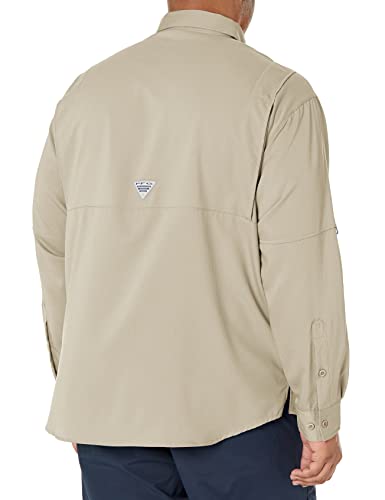 Columbia Mens PFG Tamiami Long Sleeve Fishing Shirt, Fossil, Large - Image 2