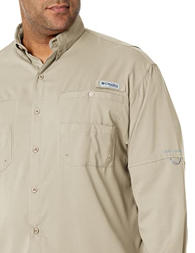 Columbia Mens PFG Tamiami Long Sleeve Fishing Shirt, Fossil, Large - Image 3
