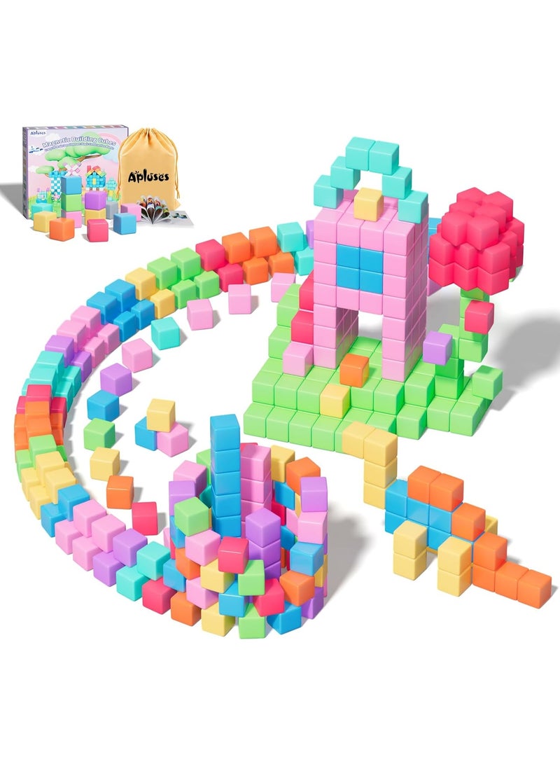 LBMT 100pcs Magnetic Blocks, Magnetic Cubes for Kids Ages 3-8, STEM Educational Building Toys for Toddlers & Preschoolers, Sensory Autism-Friendly Learning Toys Gift for Boys & Girls 3-8 Years Old。 - Image 1