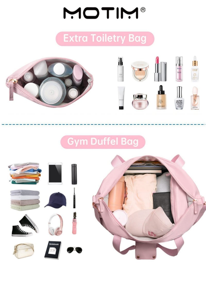 Motim 2pcs Diaper Bag Tote Large Capacity Mommy Bag for Hospital and Weekender Travel Mommy Hospital Bags for Labor and Delivery - Image 5