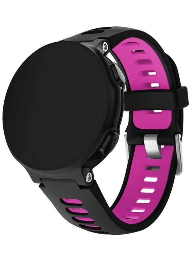 NIBEMINENT Smart Watch Silicone Wrist Strap Watchband For Garmin Forerunner 735XT Rose Red - Image 1