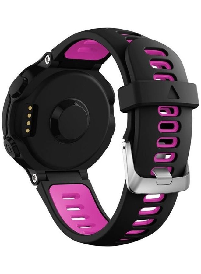 NIBEMINENT Smart Watch Silicone Wrist Strap Watchband For Garmin Forerunner 735XT Rose Red - Image 2