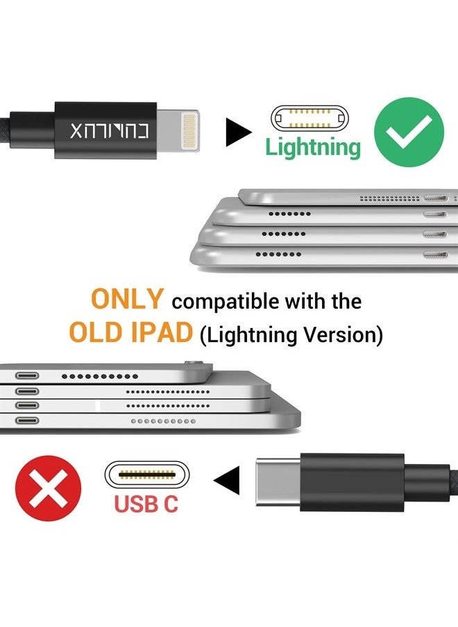 Cubilux - Lightning to 3.5mm TRS Microphone Adapter with Headphone Jack Compatible with iPhone 14 Pro Max 14 Plus/13/12/11/SE 2/Xr/Xs Max/8/7, 1/8” Audio & MIC Splitter for Old iPad (Lightning Version) - Image 1