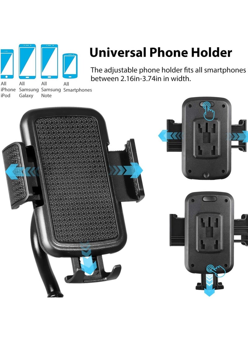 ELTRAZONE Cup Holder Phone Mount for Car, Truck Mount Gooseneck Cup Holder Stand Phone Holder Compatible with iPhone Xs XS Max XR X 8 Plus 7 6s 6 Plus, Samsung Galaxy S10 & Any Cell Phones - Image 3